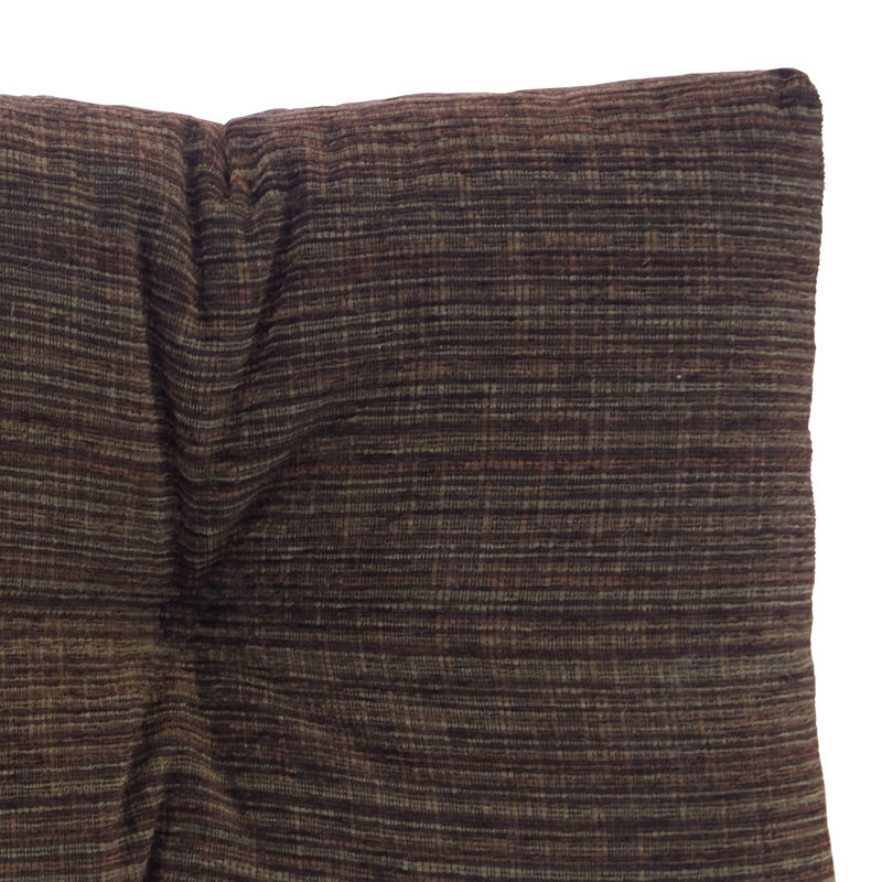 Coussin de banc en chenille antidérapant, L 30 po x P 14 po, Brun