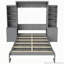 Lit escamotable avec tablettes de rangement et tiroirs Murphy-794688814-794688816