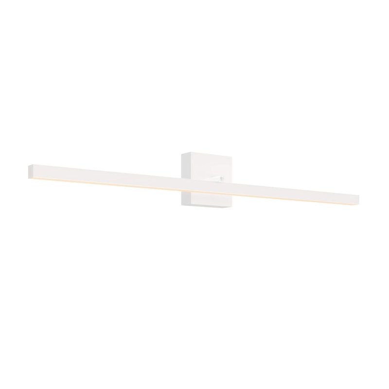 Rubie Single Dimmable LED Bath Bar, White