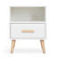 Cular 40cm W Manufactured Wood Bedside Table