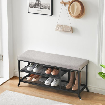 7 Pair Shoe Storage Bench