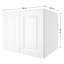 HOMEIBRO Cozy Design 30 W x 24 D x 24 H Ready-to-Assemble Plywood Traditional Standard Wall Cabinet in Traditional White-94369701-94369706