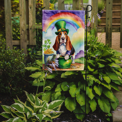 Double Sided 15.5'' H x 11.25'' W Polyester St Patrick's Day Garden Flag