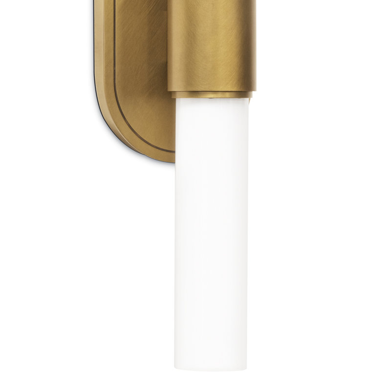 Dixon 2 - Light Armed Sconce, Natural Brass