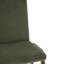 Chaise parsons capitonnée en tissu