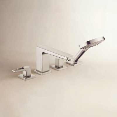 Metropol Double-Handle Deck Roman Tub Faucet