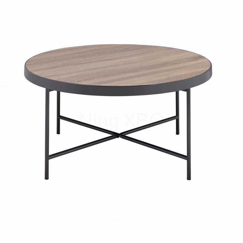 Weathered Gray Oak Coffee Table
