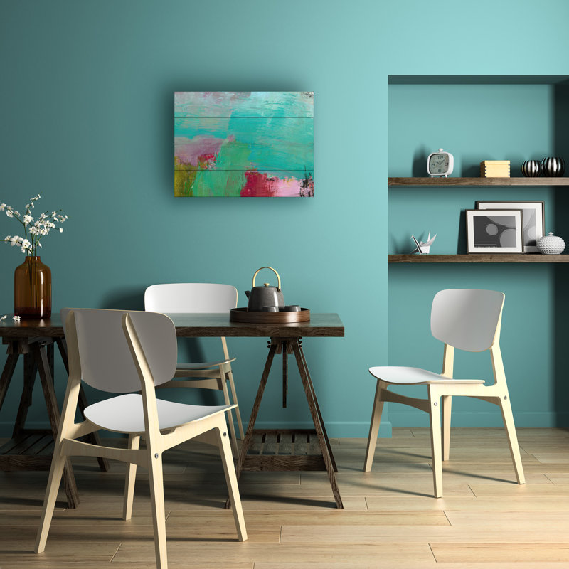 Dee Tivenan Island One Wood Slat Art, H 12 po x l 16 po