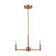 Haines 3 Light Metal Dimmable Chandelier