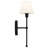 Irena 1-Light Matte Black Wall Sconce-622560032