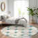 Premium Machine Washable Prisco Teal Rug
