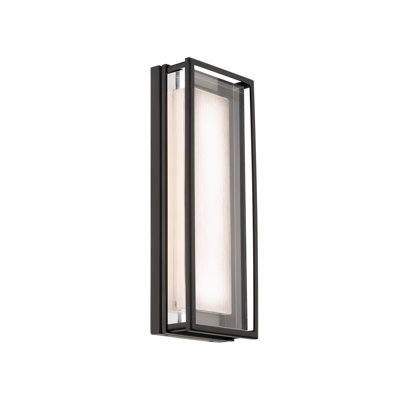 Beech 3000K Dimmable LED Outdoor Wall Light With Color Temperature Switch from 2700K/3000K/3500K/4000K, Weather Resistant Powder Coated Finish
