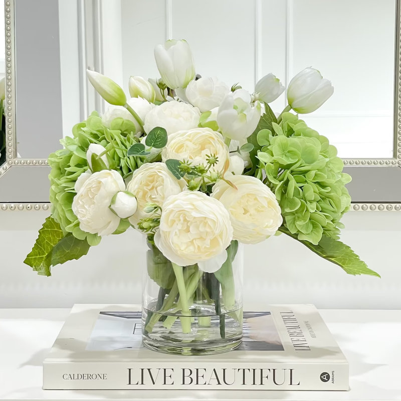 Hydrangea Floral Arrangement in Vase