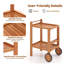 Wood Bar Cart