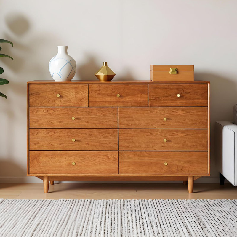 Buffet multi-tiroirs avec rangement, 35.43" H x 59.05" W x 17.71" D