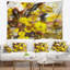 Tapisserie d’illustration d’aquarelle de fleurs en polyester avec accessoires suspendus inclus-28489499
