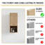  Armoire de salle de bain murale Cranor avec rangement ouvert et fermé-128489336