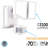 3 - Head Dusk to Dawn Outdoor Security Flood Light with Motion Sensor