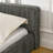Queen Size Upholstered Bed Frame With Chenille Fabric With Pleated Design,Grounded Queen Size Platform Bed With Headboard And Solid Frame-1192816225