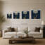 «Shimmering Summer II Indigo» par James Wiens - impression sur toile-130878853-130878850