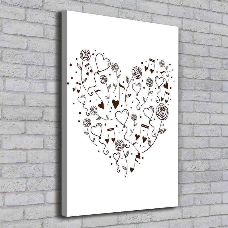 Heart - Wrapped Canvas Print