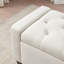 Polyester Upholstered Storage Bench-562783957