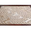 Tapis beige en laine/soie Touffeté à la main Milaca