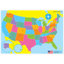 Ashley Productions 12'' W x 1'' H Dry Erase And Laminated U.S. Map