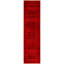 Overdyed One-of-a-Kind 2' 6" X 9' 8" Hand Knotted Area Rug