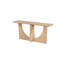 Stratos 72" Wood Modern Console Table Raw Oak Finish