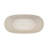 57 - Inch Freestanding Orange Soaking Bathtub With Solid Surface Resin Stone, Tough And Strong, Stain , Excellent Insulation Of Non Porous, Smooth Finish, Relaxing Bath Experience