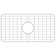 Sink Protectors Centre Drain Left To Right 24.13" x Front To Back 12.64" With Corner 1.5-in SWL-C241