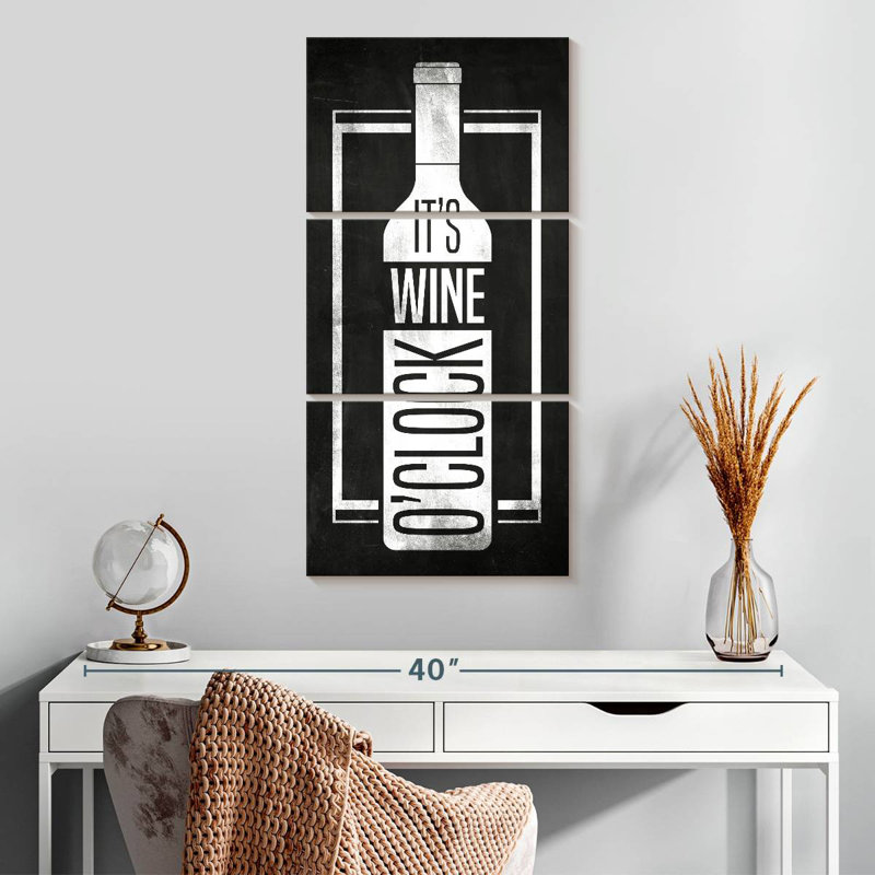 Wine Wine, H 32 po x l 15 po