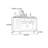 59.06'' Solid Wood Sideboard