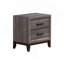 Table de chevet grise-213900826