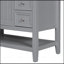 Meuble-lavabo 36 po avec trois tiroirs-345564301