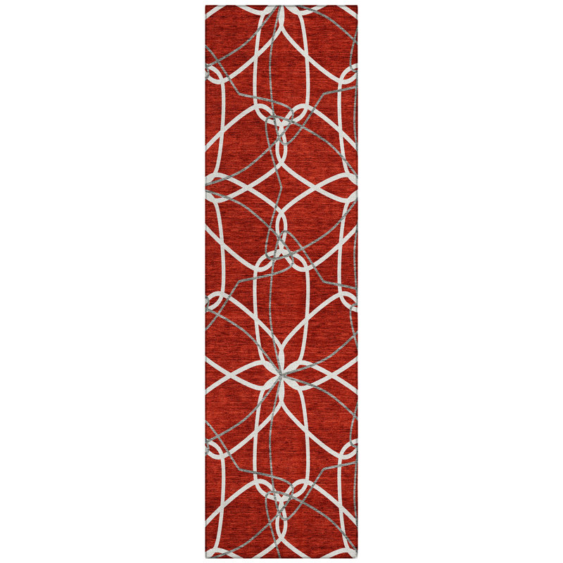  Alegandro Area Rug with Non-Slip Backing, Runner 2'3" x 7'6"