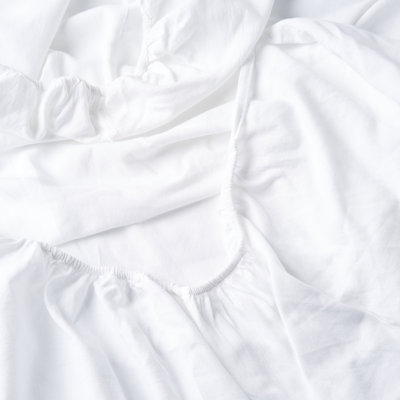 Brooklands Sateen Plain Weave Fitted Sheet