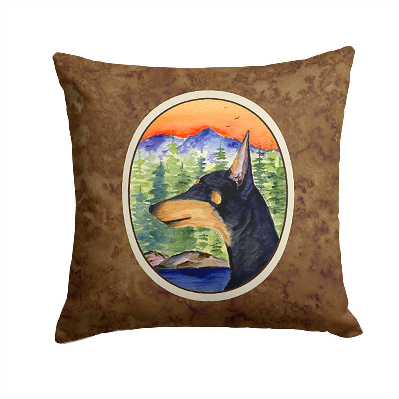 Coussin décoratif intérieur/extérieur manchester terrier