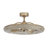 33'' Crystal Caged Ceiling Fan with LED Lights and Remote Control