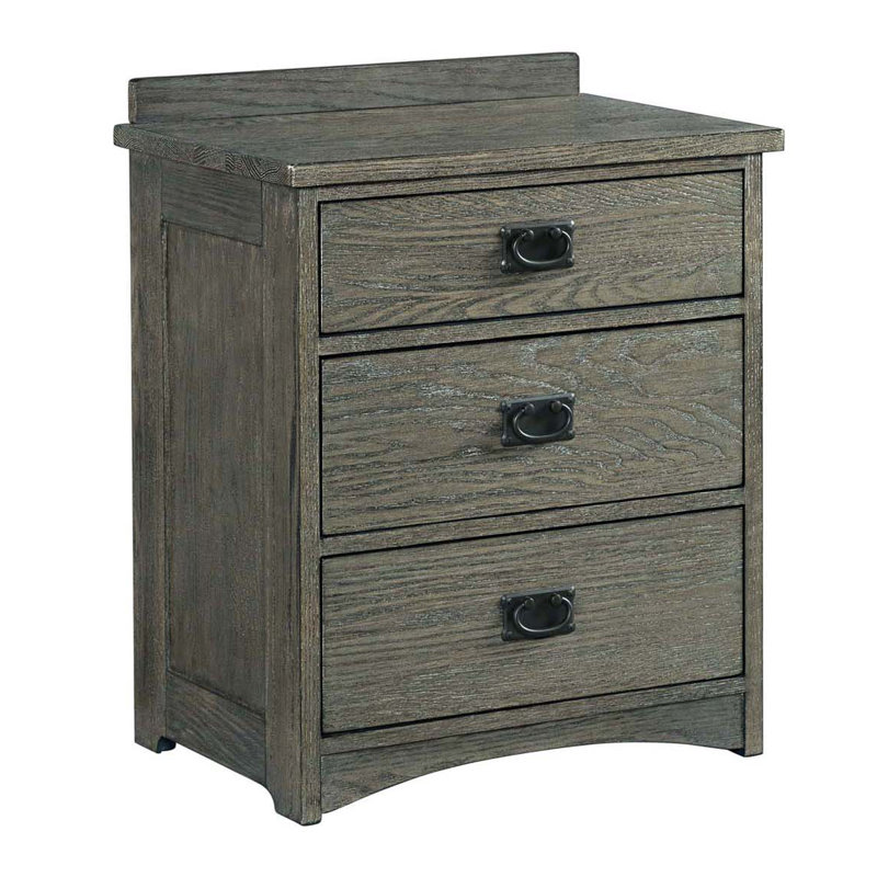 Iskender 25'' W Solid Wood Nightstand