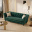 Canapé de luxe Mid-Century touffeté en velours, canapé de luxe rétro de 89,5 pouces pour le salon-89689908
