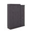 Lit escamotable simple avec garde-robe et tiroirs-771446524