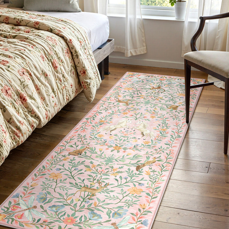 Tapis lavable à la machine Goldene, Tapis de couloir 2 pi x 6 pi