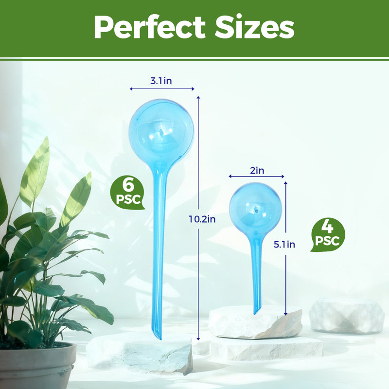 10 globes d'arrosage pour plantes, ampoules à arrosage automatique pour plantes d'intérieur et d'extérieur, entretien des plantes pour vacances et dispositif d'économie d'eau