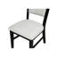 5 pièces de salle à manger contemporaine: table ronde en bois massif avec 4 chaises rembourrées grises / noires, sièges confortables, conception ergonomique, base à piédestal, chaises d'appoint simples à installer