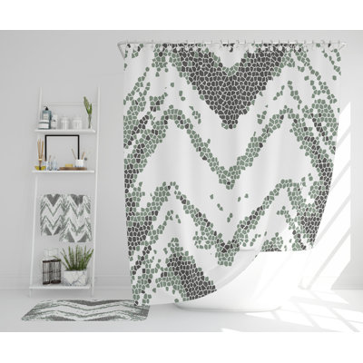 Nazaire Polyester Shower Curtain Set