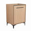 Meuble-lavabo 24 po sans lavabo supérieur, armoire de rangement pour salle de bain avec 2 portes à fermeture douce, meuble-lavabo simple