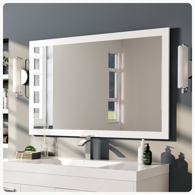 Schweitzer Modern & Contemporary Beveled Bathroom/Vanity Mirror