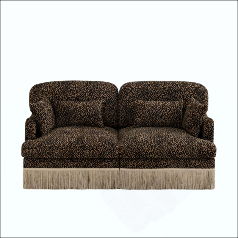 Canapé Comfy Chenille Leopard